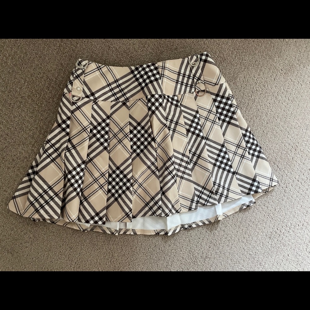 Tiger mist camil skirt plaid pleated